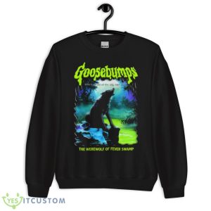 Scary Wolf Goosebumps Shirt - Unisex Crewneck Sweatshirt