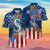 Seattle Mariners MLB Hawaiian Shirt 4th Of July Independence Day Ideal Gift For Men And Women Fans Product Photo 1