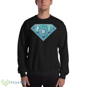 seattle Mariners Super dad Black T Shirt Mockup - 18000 Unisex Heavy Blend Crewneck Sweatshirt