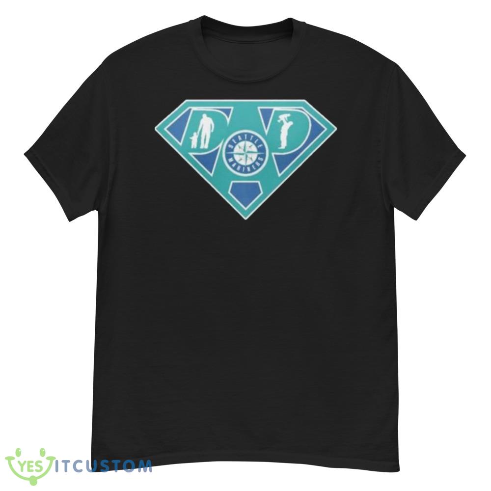 seattle Mariners Super dad Black T Shirt Mockup 5 seattle Mariners Super dad Black T Shirt Mockup - Men’s Classic Tee Gildan 5000
