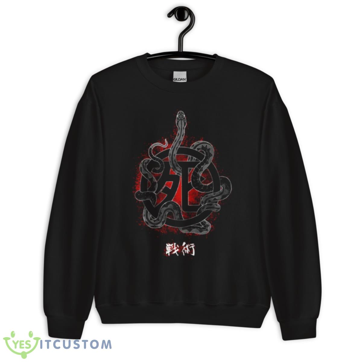 SENJUTSU EDDIE ARCHER KANJI Shirt 3 SENJUTSU EDDIE ARCHER KANJI Shirt - Unisex Crewneck Sweatshirt