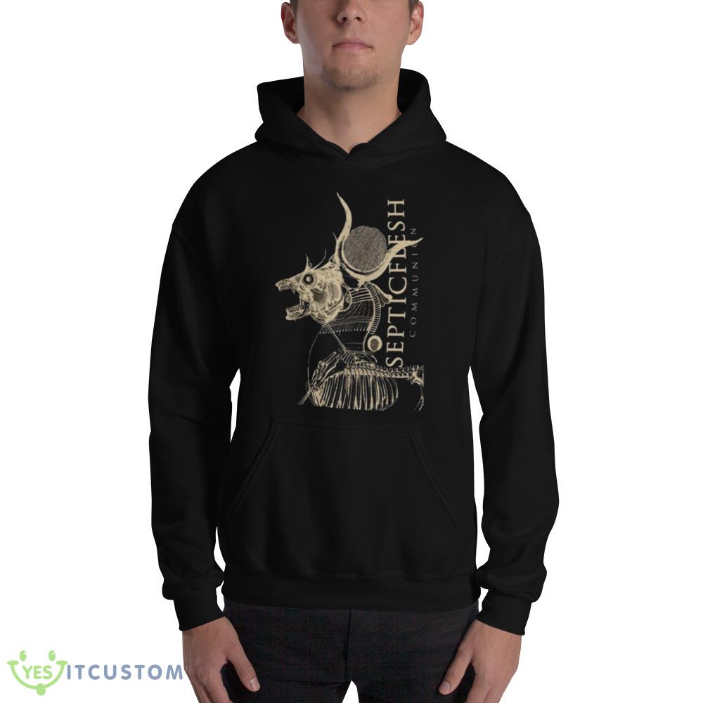 Septicflesh T Black T Shirt Mockup 2 Septicflesh T Black T Shirt Mockup - 18500 Unisex Heavy Blend Hooded Sweatshirt