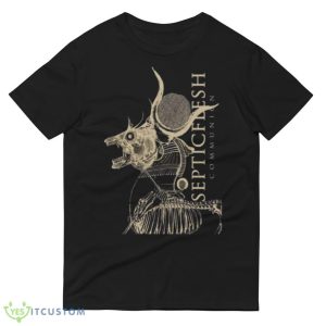 Septicflesh T Black T Shirt Mockup 8 Septicflesh T Black T Shirt Mockup - 980 Lightweight Fashion Short Sleeve T-Shirt