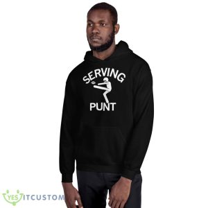 Serving punt Black T Shirt Mockup 6 Serving punt Black T Shirt Mockup - 18500 Unisex Heavy Blend Hooded Sweatshirt
