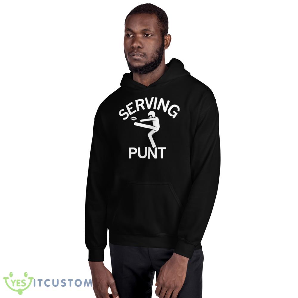 Serving punt Black T Shirt Mockup 11 Serving punt Black T Shirt Mockup - 18500 Unisex Heavy Blend Hooded Sweatshirt