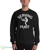 Serving punt Black T Shirt Mockup - 18000 Unisex Heavy Blend Crewneck Sweatshirt