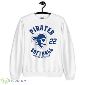 Seton Hall Pirates Jordan Tressler 2023 NCAA Softball shirt - Unisex Heavy Blend Crewneck Sweatshirt