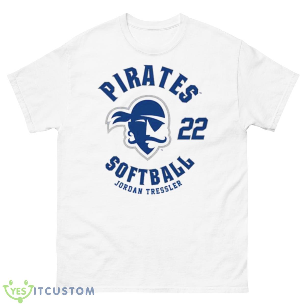 Seton Hall Pirates Jordan Tressler 2023 NCAA Softball shirt 10 Seton Hall Pirates Jordan Tressler 2023 NCAA Softball shirt - 500 Men’s Classic Tee Gildan