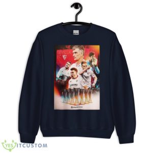 Sevilla Are Champions Of The UEFA Europa League For The SEVENTH TIME Shirt - Unisex Crewneck Sweatshirt-1
