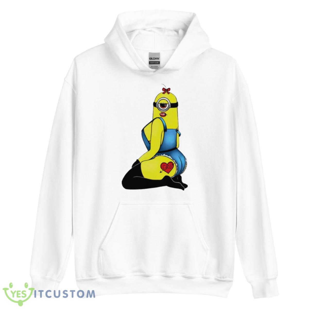 Sexy Busty Minion Shirt 3 Sexy Busty Minion Shirt - Unisex Heavy Blend Hooded Sweatshirt