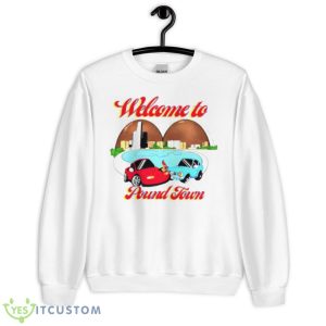 Sexyy Red Welcome To Pound Town Baseball Shirt - Unisex Heavy Blend Crewneck Sweatshirt