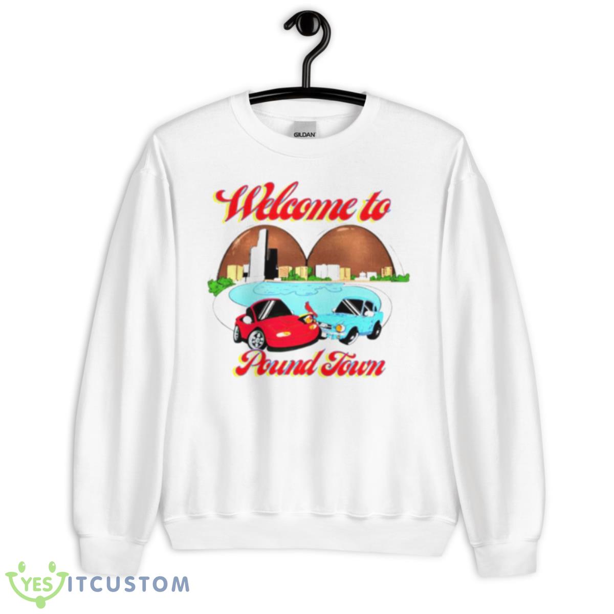 Sexyy Red Welcome To Pound Town Baseball Shirt 2 Sexyy Red Welcome To Pound Town Baseball Shirt - Unisex Heavy Blend Crewneck Sweatshirt