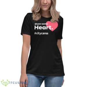 Show Some Heart Citycares Shirt - Women's Relaxed Short Sleeve Jersey Tee