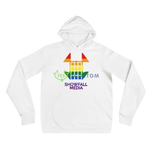 Showfall Media New White T Shirt Mockup 8 Showfall Media New White T Shirt Mockup - 3719 Unisex Fleece Pullover Hoodie