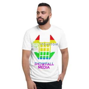 Showfall media pride White T Shirt Mockup 10 Showfall media pride White T Shirt Mockup - 980 Lightweight Fashion Short Sleeve T-Shirt