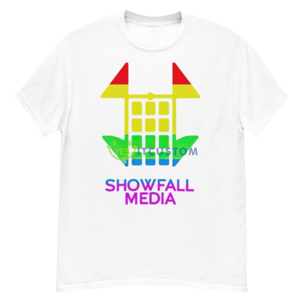 Showfall media pride White T Shirt Mockup 6 Showfall media pride White T Shirt Mockup - Men’s Classic Tee Gildan 5000