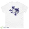 Sickos Committee Texas Shaped Tcu Logo Shirt - 500 Men’s Classic Tee Gildan