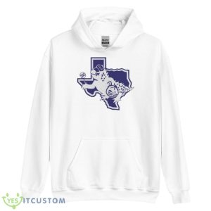 Sickos Committee Texas Shaped Tcu Logo Shirt - Unisex Heavy Blend Hooded Sweatshirt