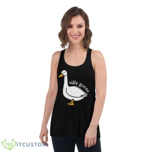 Silly Goose Funny Shirt - Women's Flowy Racerback Tank
