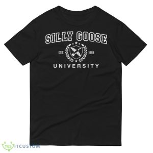 Silly goose university flag Graphics Shirt 8 Silly goose university flag Graphics Shirt - 980 Lightweight Fashion Short Sleeve T-Shirt