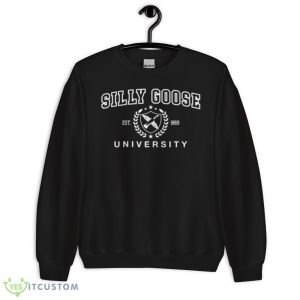 Silly goose university flag Graphics Shirt - 18000 Unisex Heavy Blend Crewneck Sweatshirt