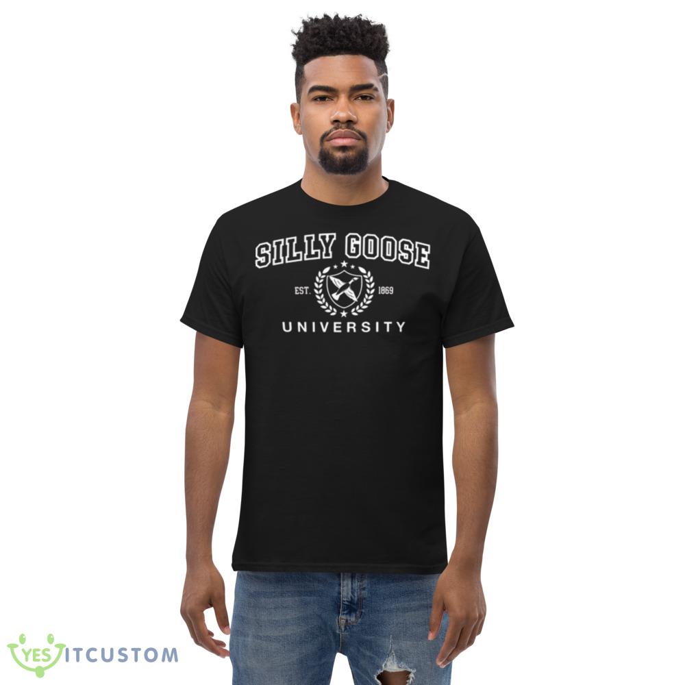 Silly goose university flag Graphics Shirt 5 Silly goose university flag Graphics Shirt - Men’s Classic Tee Gildan 5000