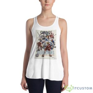 Silver Sabers 25 Years Of Blue And Gold Glory Signatures T Shirt - 8800 Women's Flowy Racerback Tank
