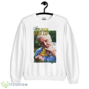 Sir David Attenborough Photo Shirt - Unisex Heavy Blend Crewneck Sweatshirt