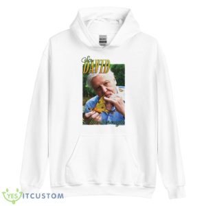 Sir David Attenborough Photo Shirt - Unisex Heavy Blend Hooded Sweatshirt