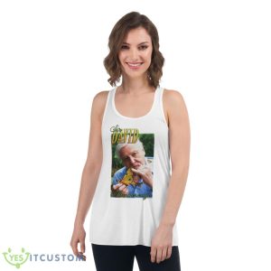 Sir David Attenborough Photo Shirt - Women's Flowy Racerback Tank