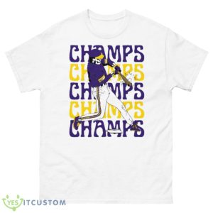 Skeleton LSU Baseball 2023 Baton Rouge Champions Shirt - 500 Men’s Classic Tee Gildan