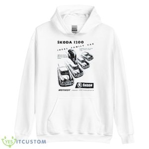 Skoda 1200 Vintage Car Shirt - Unisex Heavy Blend Hooded Sweatshirt