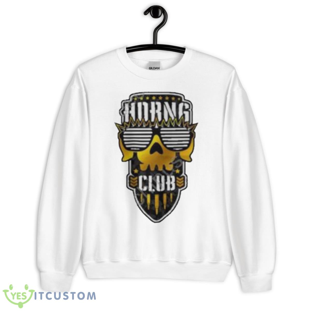 Skull Hdbng Club Shirt 2 Skull Hdbng Club Shirt - Unisex Heavy Blend Crewneck Sweatshirt