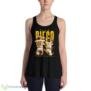 slam Diego Manny Machado and Fernando Tatis Jr shirt - 8800 Women's Flowy Racerback Tank