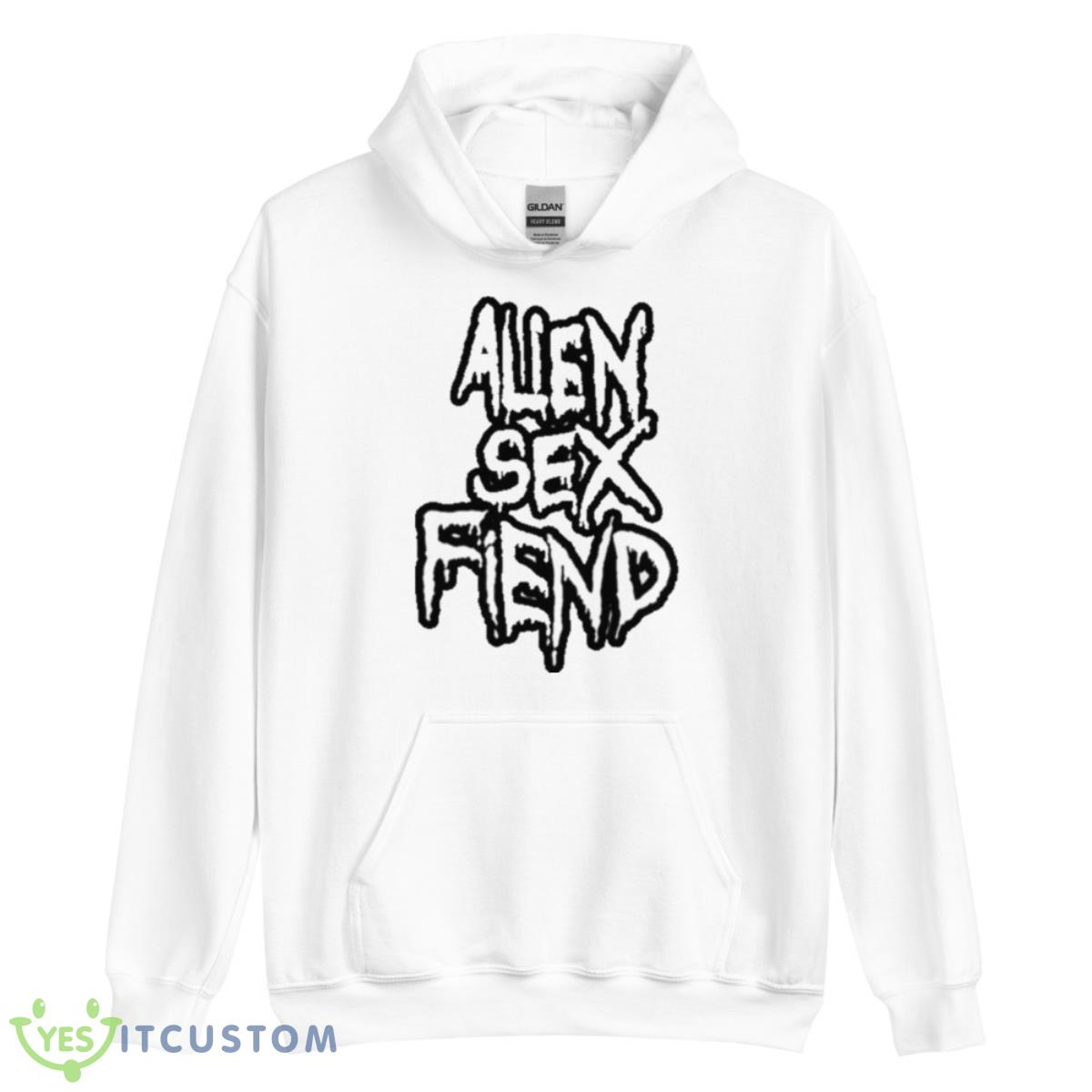 Smells Like Alien Sex Fiend Shirt 3 Smells Like Alien Sex Fiend Shirt - Unisex Heavy Blend Hooded Sweatshirt