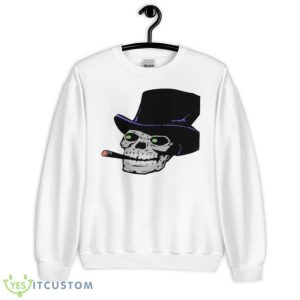 Smokin’ Skull A Hilarious Tribute For Driving Crooner Shirt - Unisex Heavy Blend Crewneck Sweatshirt