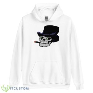 Smokin’ Skull A Hilarious Tribute For Driving Crooner Shirt - Unisex Heavy Blend Hooded Sweatshirt