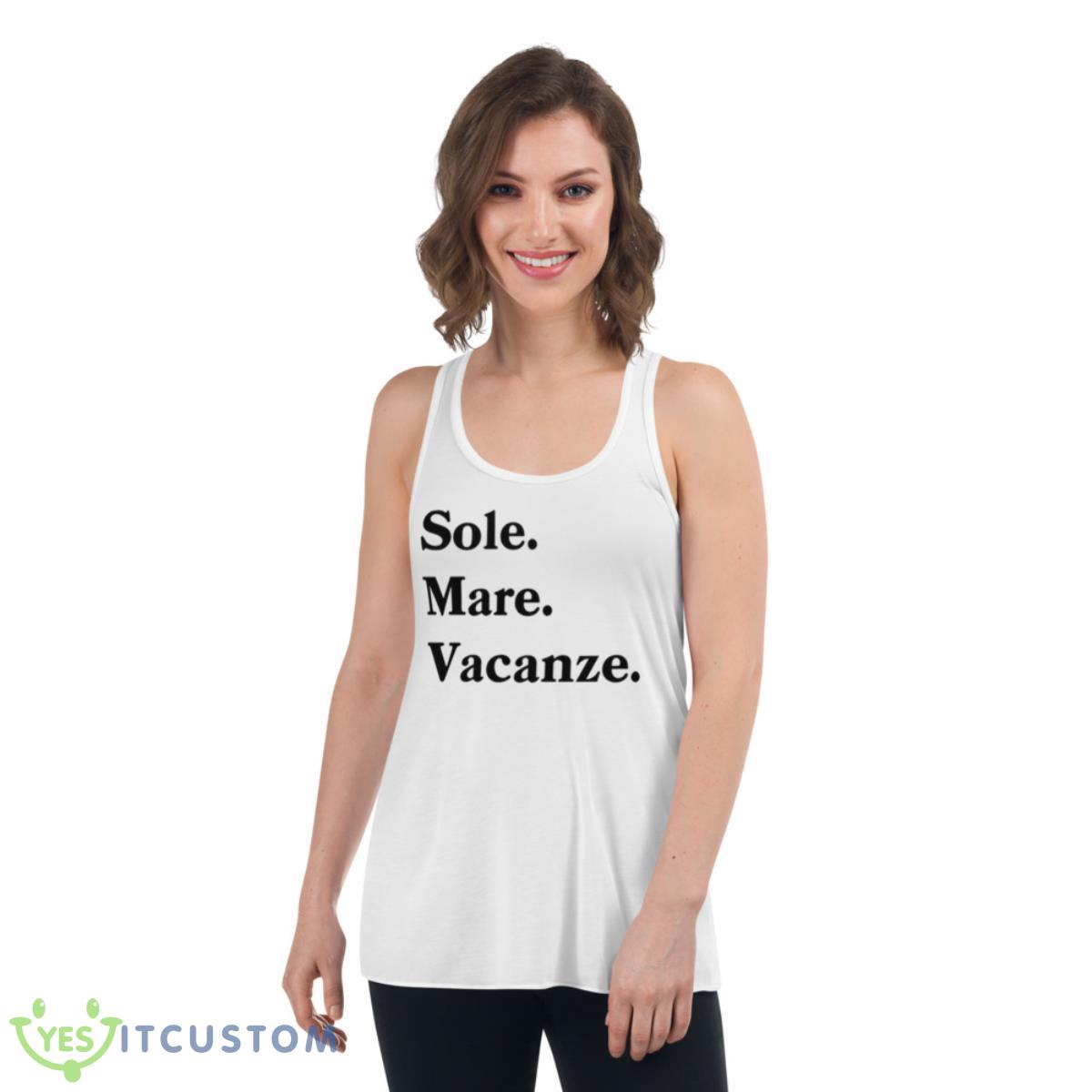 Sole Mare Vacanze Shirt 4 Sole Mare Vacanze Shirt - Women's Flowy Racerback Tank