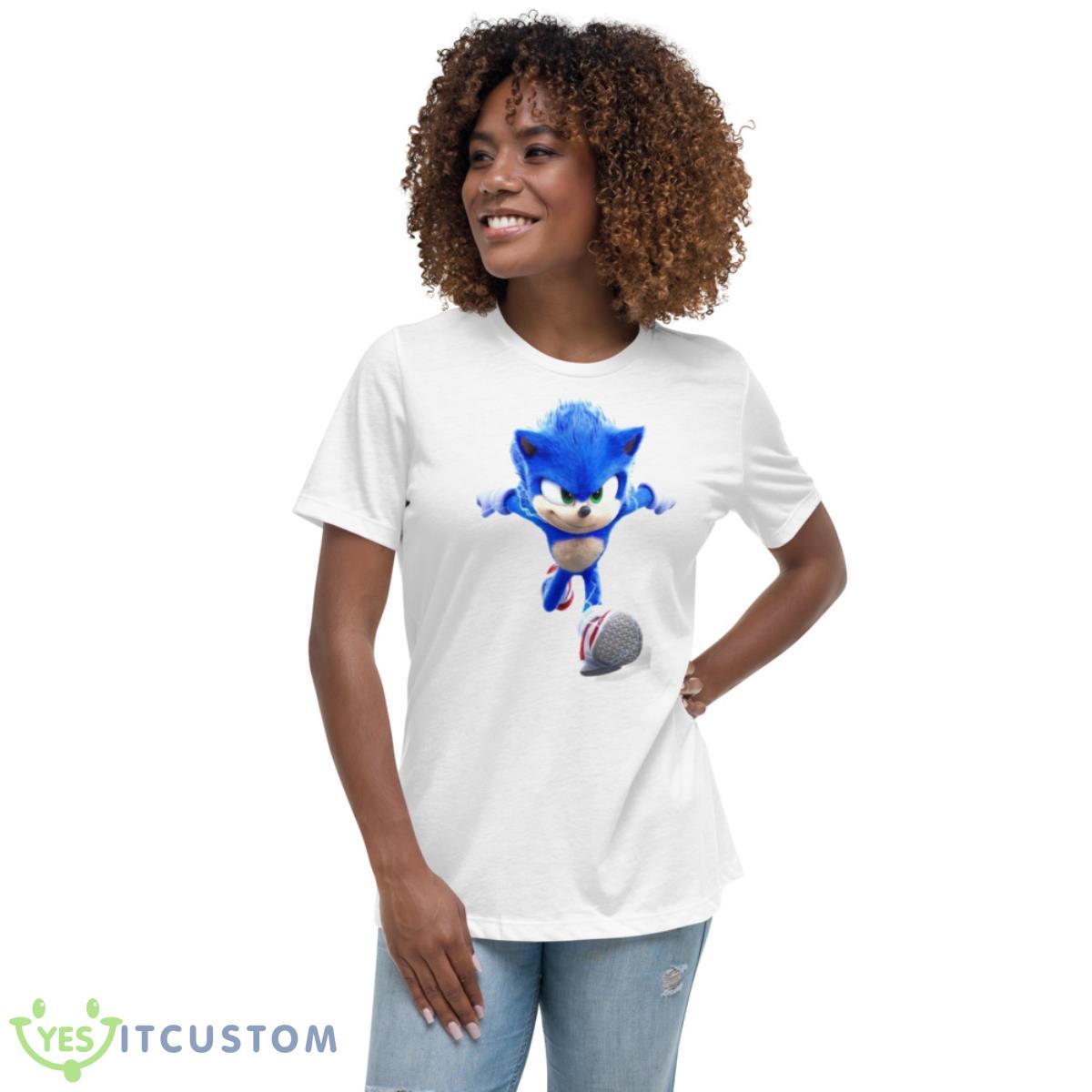 Sonic The Hedgehog Shirt 5 Sonic The Hedgehog Shirt - Women's Relaxed Short Sleeve Jersey Tee