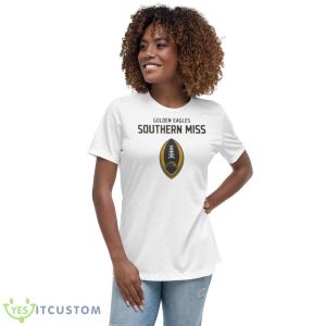 Southern Mississippi Eagles 2023 Football Field Shirt - Women's Relaxed Short Sleeve Jersey Tee