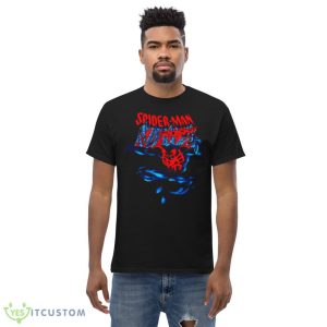Spider Man Black T Shirt Mockup - Men’s Classic Tee Gildan 5000
