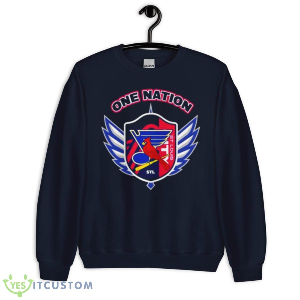 St Louis Sports Logo Shirt 2 St Louis Sports Logo Shirt - Unisex Crewneck Sweatshirt-1