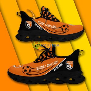 Stade Lavallois Sport Shoes Ligue 1 And Ligue 2 Custom Name Max Soul Sneakers - Stade Lavallois_7