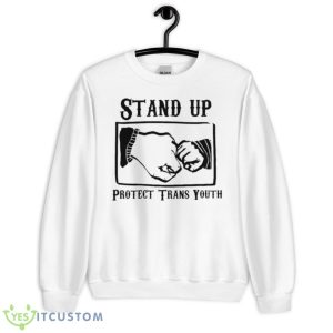 Stand Up Protect Trans Youth Shirt - Unisex Heavy Blend Crewneck Sweatshirt