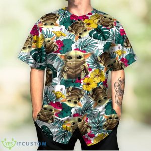 Star Wars Baby Yoda Baseball Jersey Shirt For Men And Women 3 Star Wars Baby Yoda Baseball Jersey Shirt For Men And Women Product Photo 2