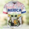 Star Wars Baby Yoda With Beer Baseball Jersey Shirt For Men And Women Product Photo 1