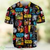 Star Wars Pattern Colorful Baseball Jersey Shirt For Men And Women Product Photo 1