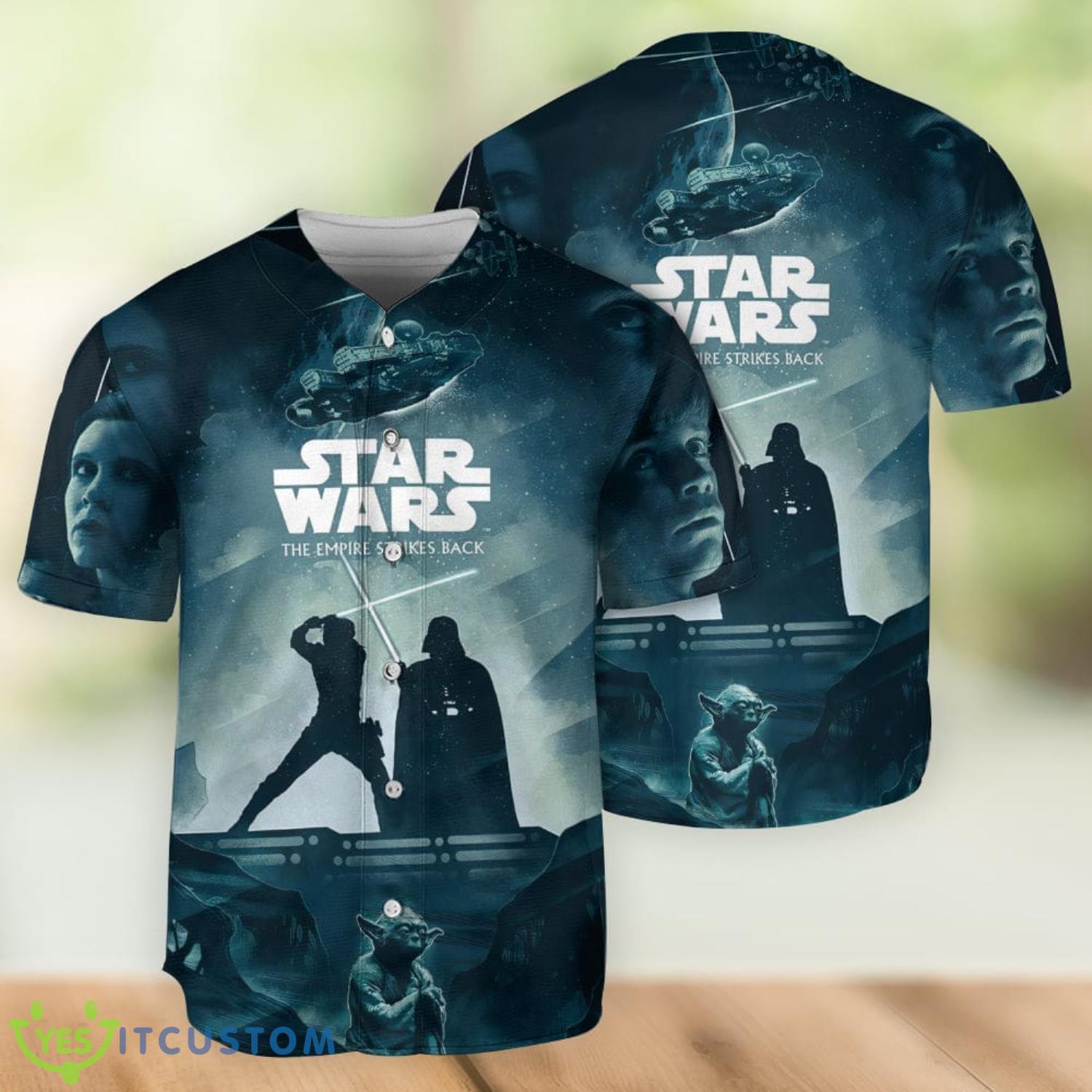 Star Wars The Empire Strikes Back Baseball Jersey Shirt For Men And Women 6 Star Wars The Empire Strikes Back Baseball Jersey Shirt For Men And Women Product Photo 2