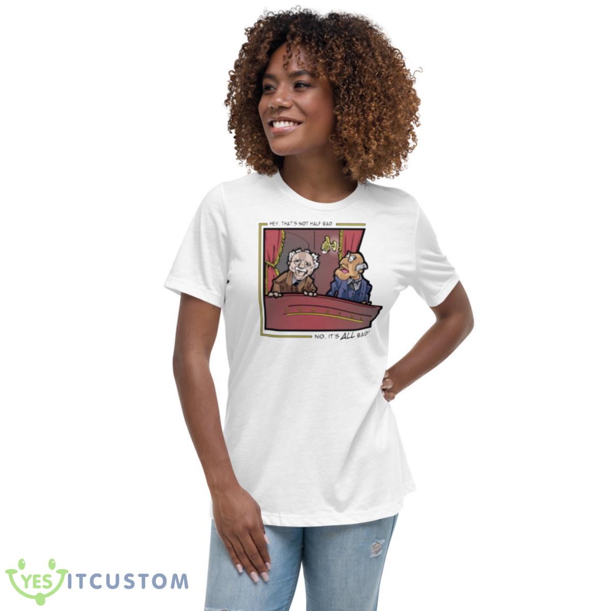 Statler And Waldorf The Hecklers Shirt 5 Statler And Waldorf The Hecklers Shirt - Women's Relaxed Short Sleeve Jersey Tee