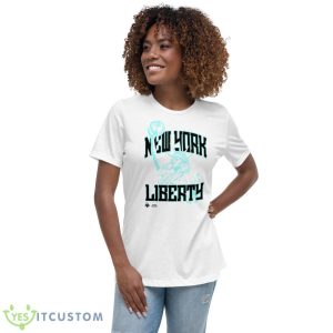 Statue Of Liberty New York Liberty Team Shirt - Women's Relaxed Short Sleeve Jersey Tee